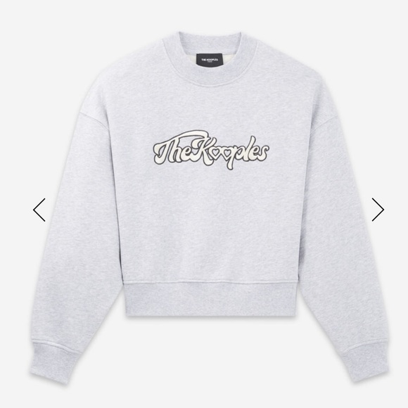 The Kooples Cropped Sweatshirt - Picture 1 of 16